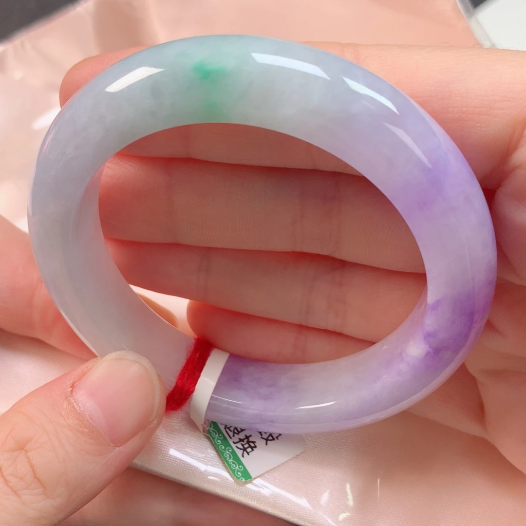 未镶嵌手镯翡翠缅甸天然翡翠手镯5354