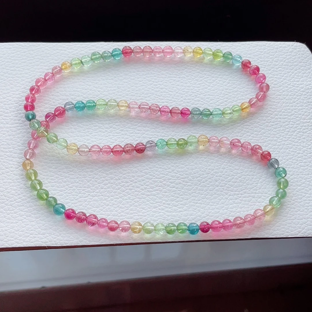 碧玺手链未镶嵌5.3mm左右