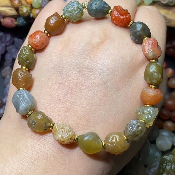 玛瑙/玉髓合金手链