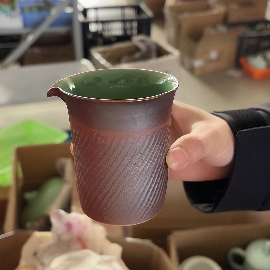 龙泉云间青瓷小米茶器