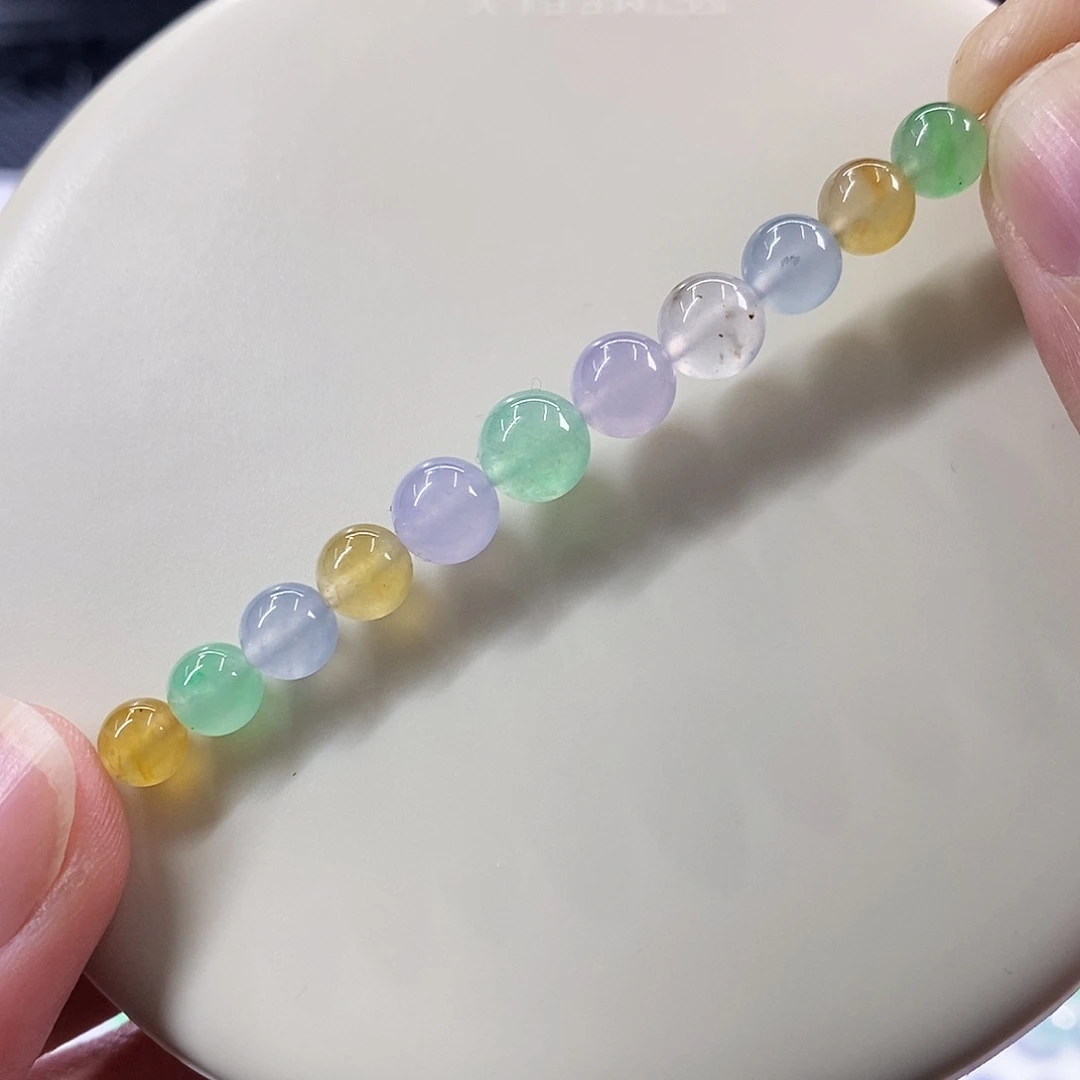 散珠翡翠一手冰彩