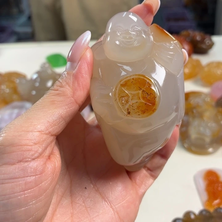 玛瑙/玉髓未镶嵌吊坠(不含链)