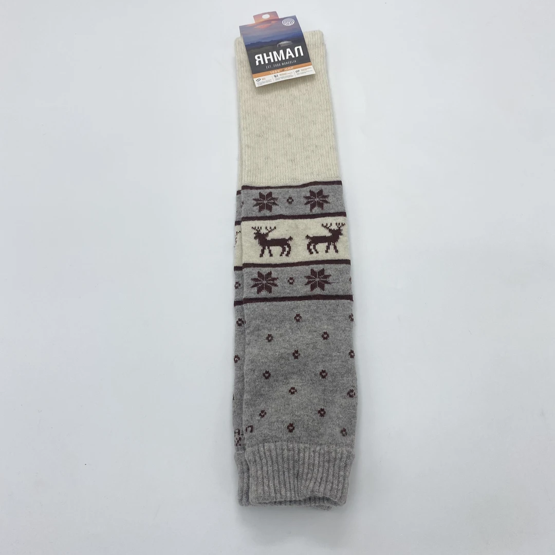 100%羊毛长款护膝保暖防寒透气护腿户外登山休闲时尚女士冬季护膝