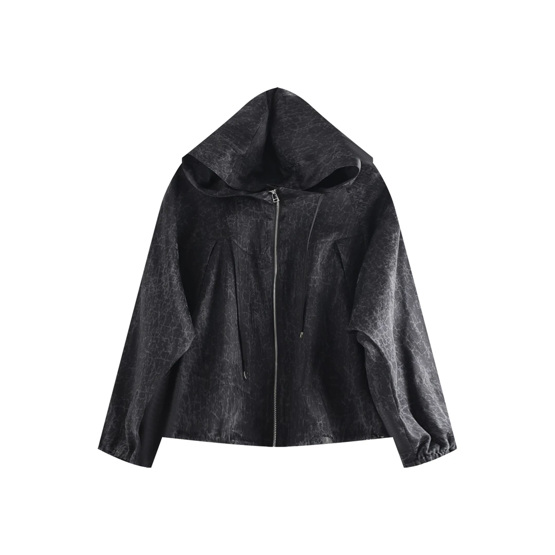 MY新款花萝龟裂纹桑蚕丝衬衫 MH-W5026