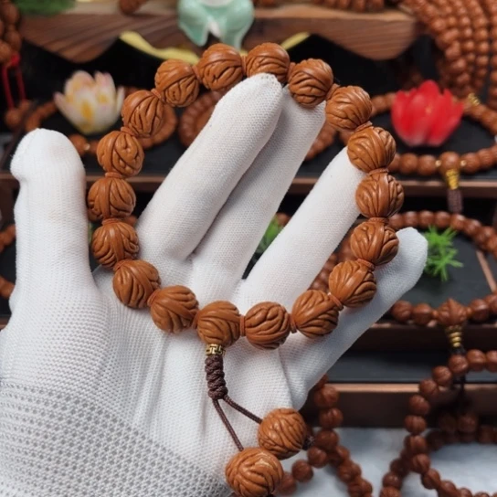 吊坠桃核15柳叶手持