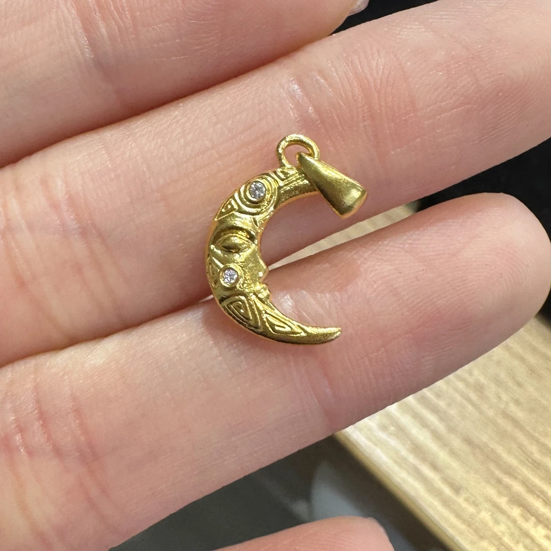 足金999 黄金5G工艺 吊坠
