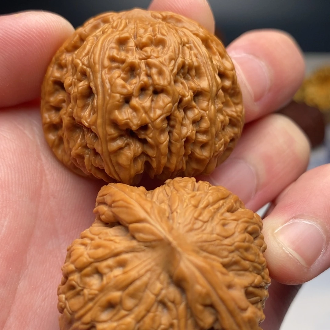 把件文玩核桃39密纹狮子头