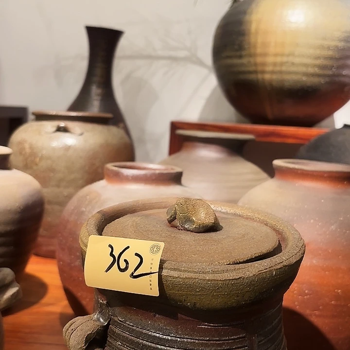 备前烧作品大花器