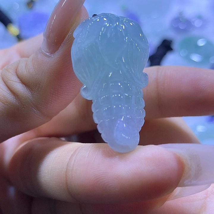 翡翠未镶嵌颈饰天然翡翠A货吊坠