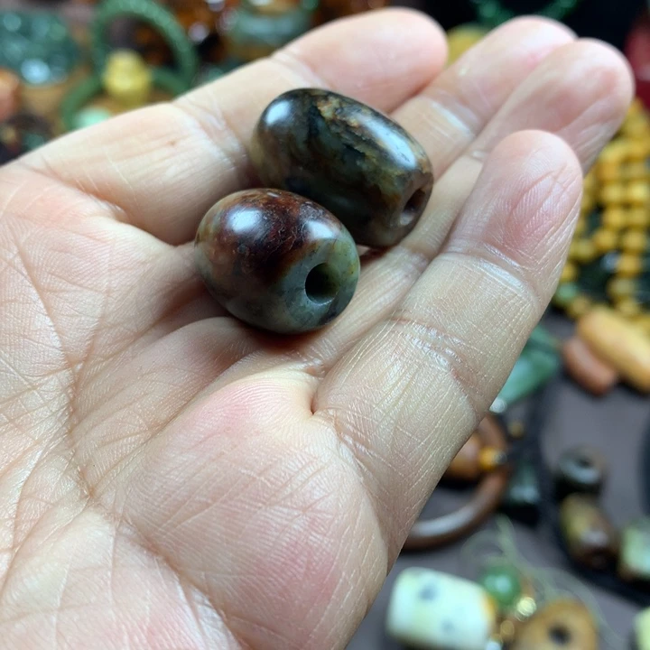 岫岩河磨玉（透闪石质玉）吊坠未镶嵌F****F