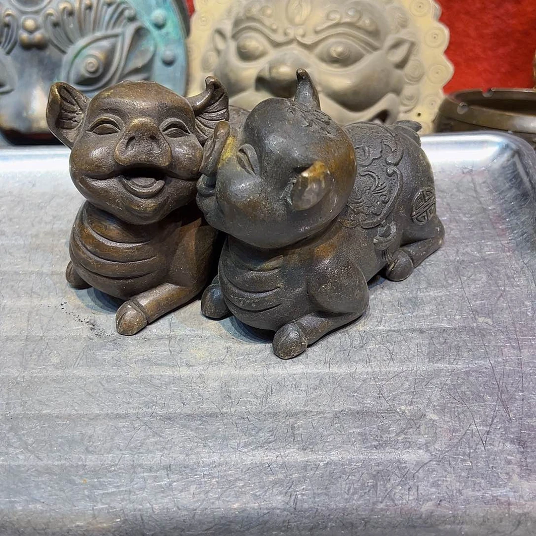 黄铜材质文房摆件