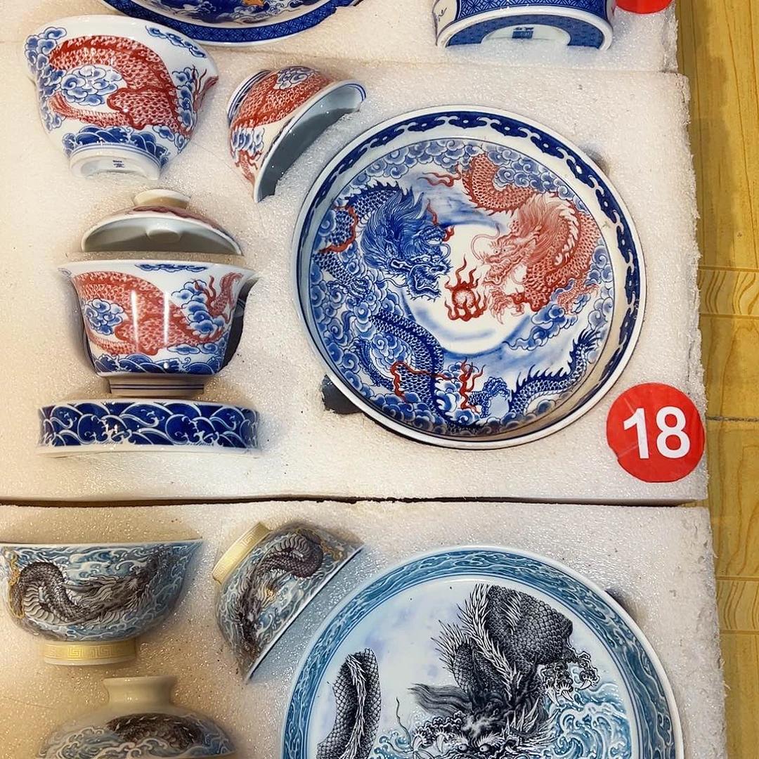 小***辫双龙定海珠五件套
