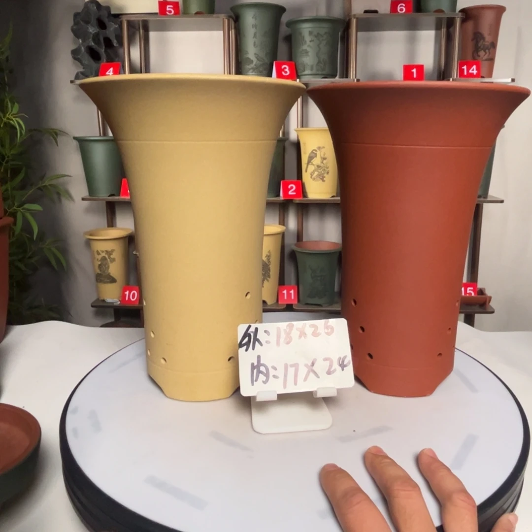 紫砂花盆紫砂花盆