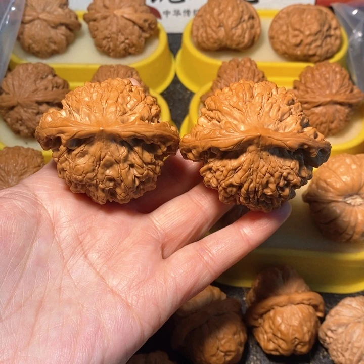 文玩核桃把件官帽。53