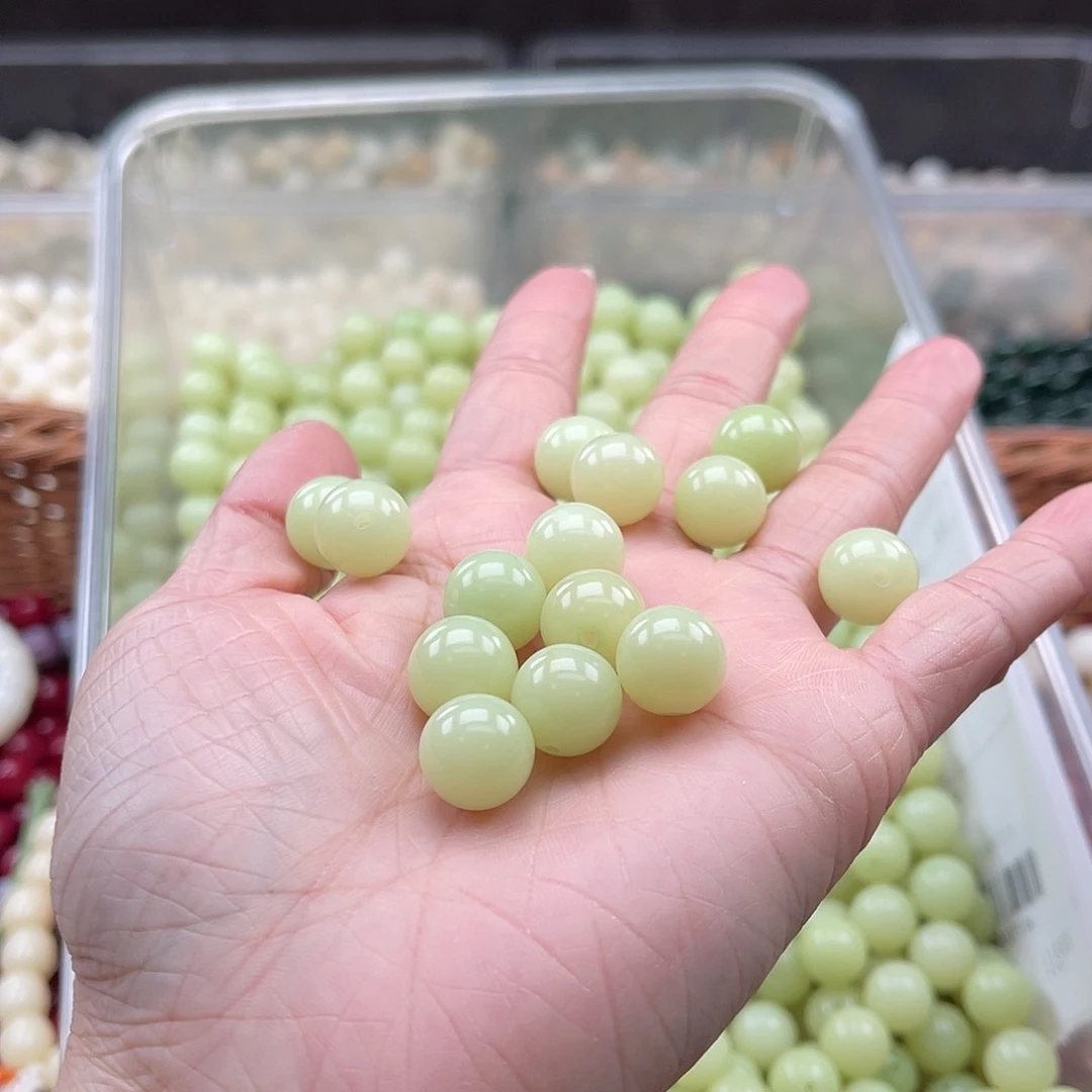 白玉菩提吊坠Q/11mm/100+20颗