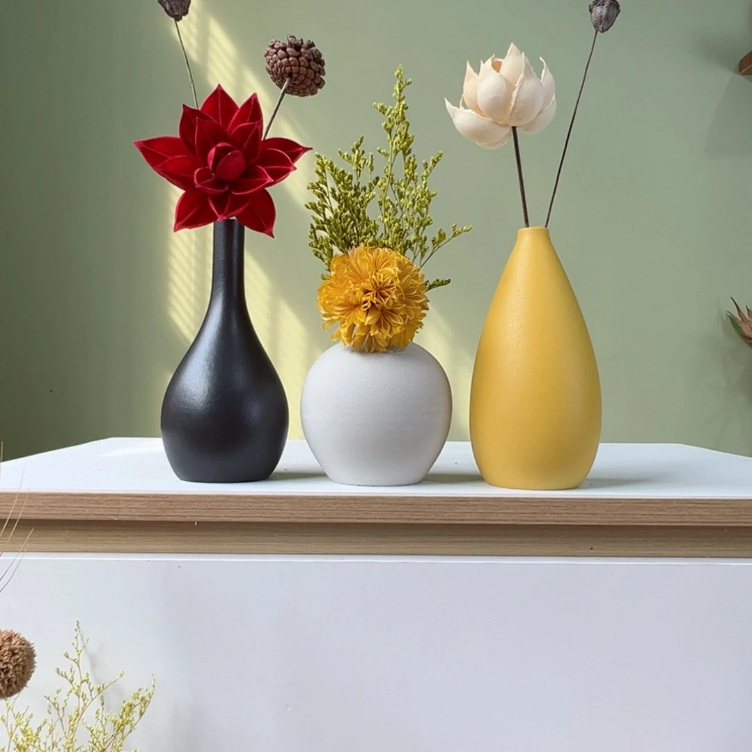 摆件花瓶带花高度20-30厘米左右