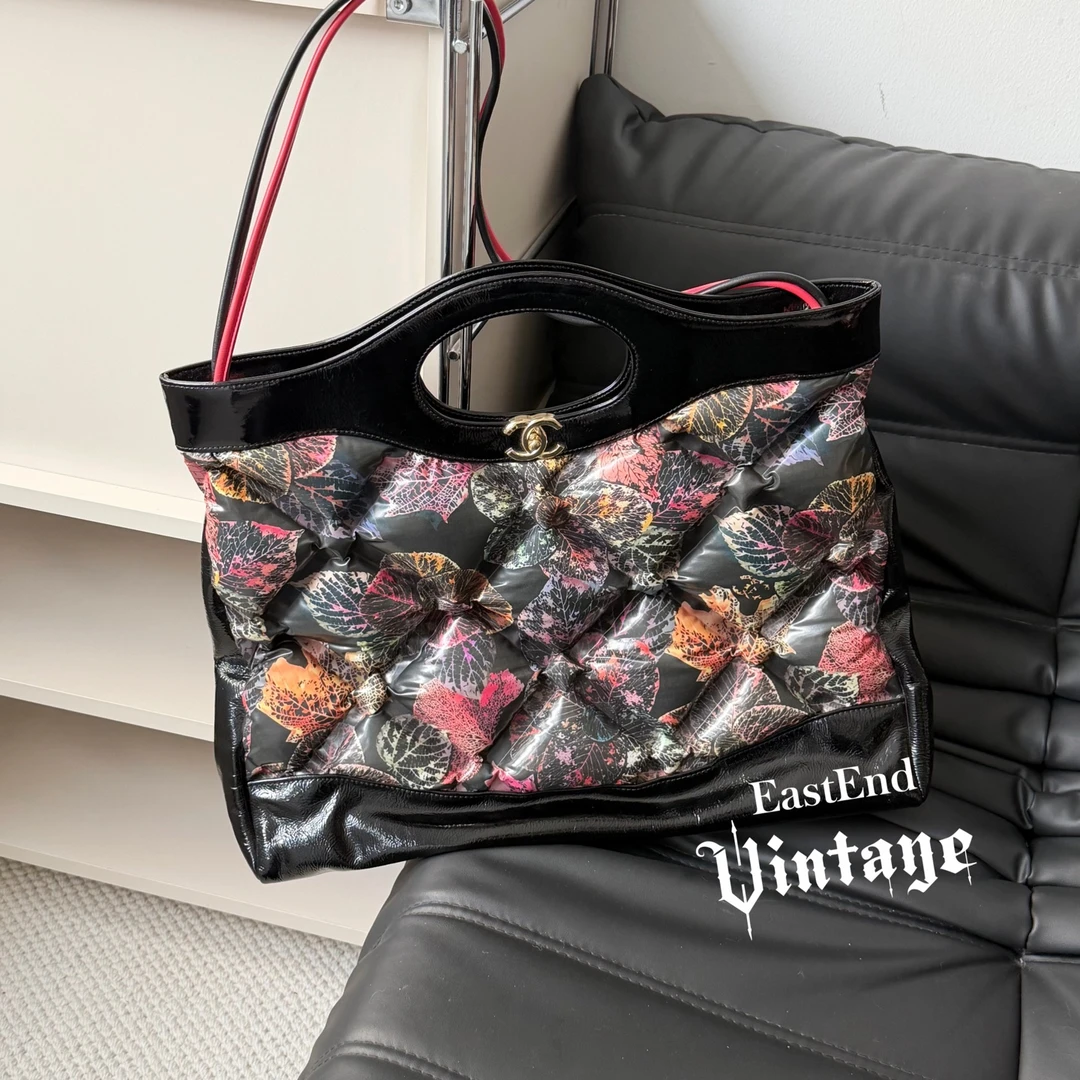 95新 Chanel/香奈儿 東区-森林系列秀场款31bag油蜡皮大号/79126