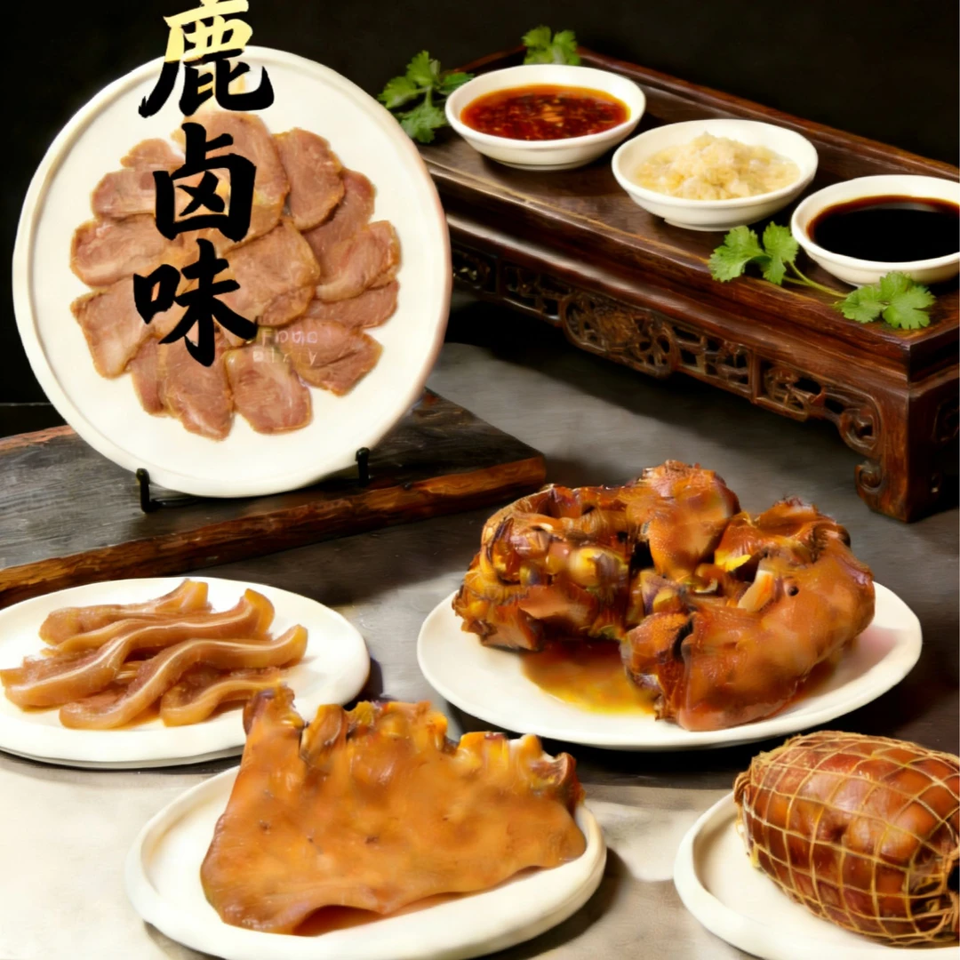 【津门老卤】鹿鹿卤味全家福套餐5斤装（猪头肉,猪蹄,耳朵,肘子）