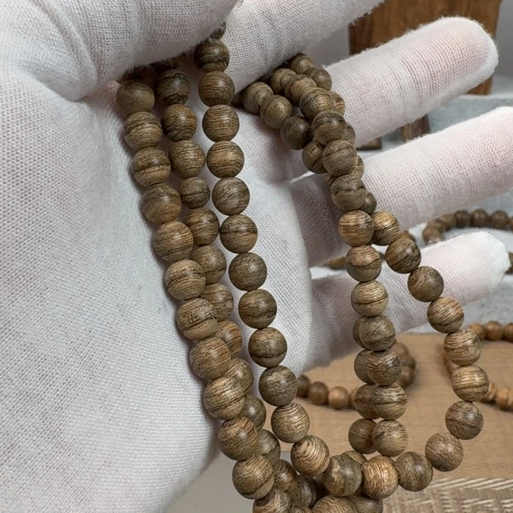 沉香手串文莱多圈沉香手串0.7规格15.1克