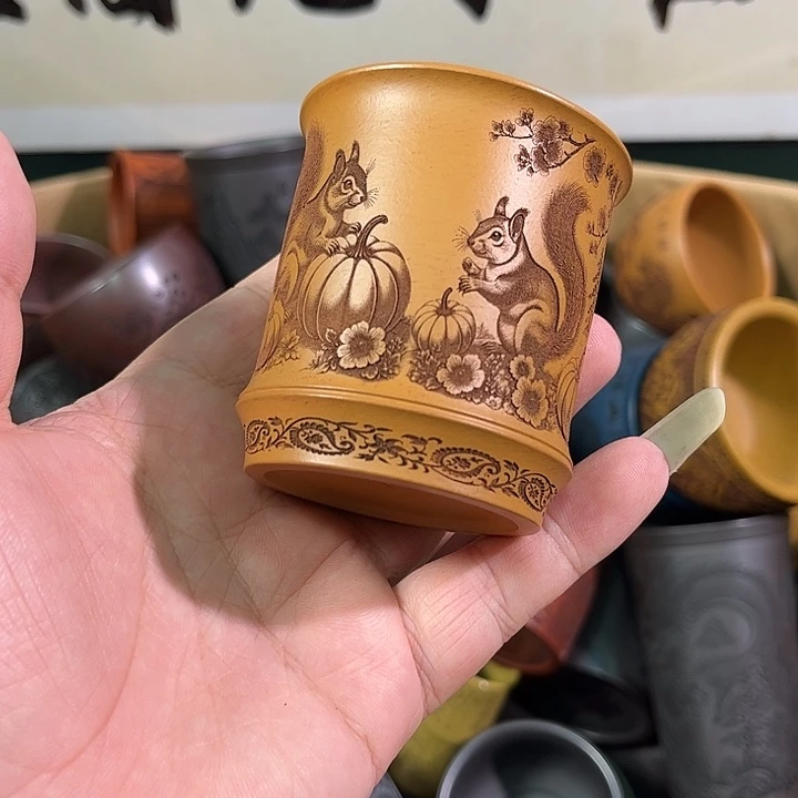 茶杯紫砂全手工紫砂主人杯