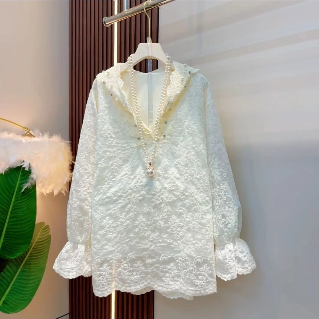 春秋款中式高奢提花衣领设计气质显瘦上衣