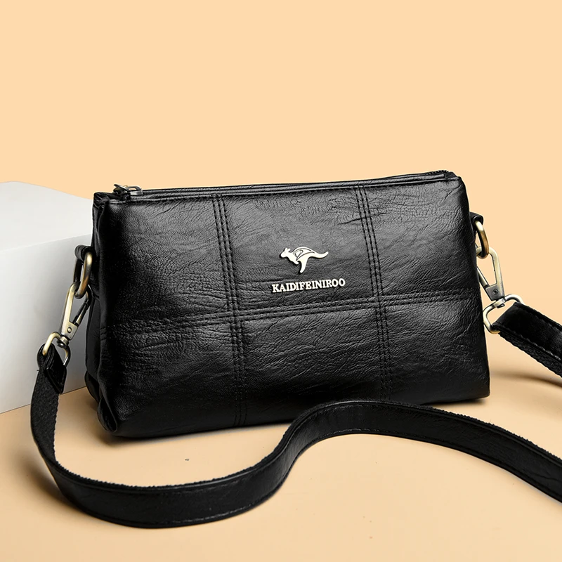 百搭芭藜袋鼠女包2025新款皮包女士妈妈包女小方包女斜挎包单肩包