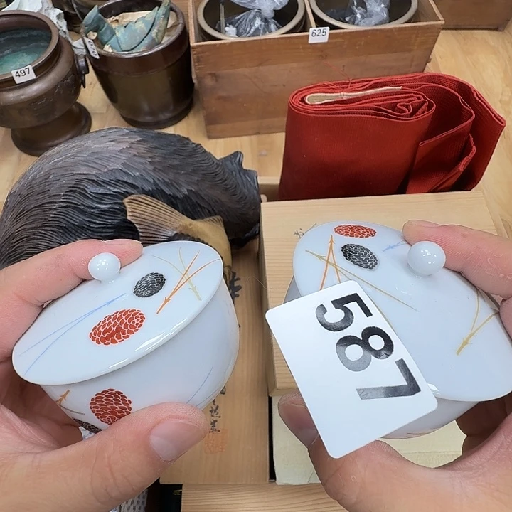 瓷片工艺品摆件瓷器摆件正能量