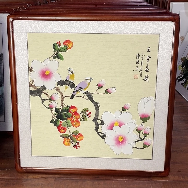 国画带框尺寸63*63厘米