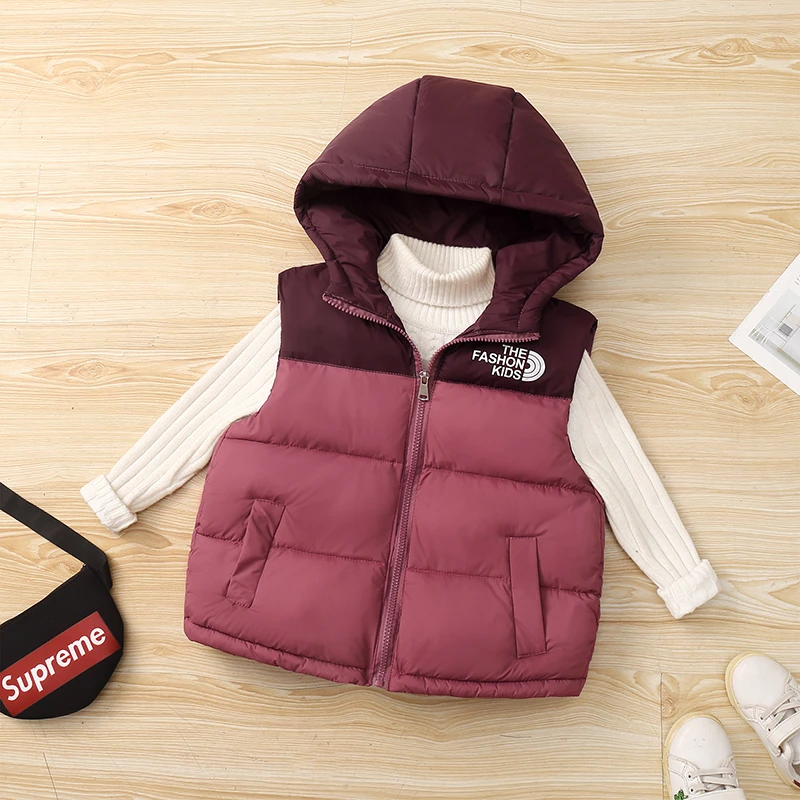 【宝藏衣橱】秋冬男女童立领马甲中大童潮款棉外穿坎肩洋气时尚ZH