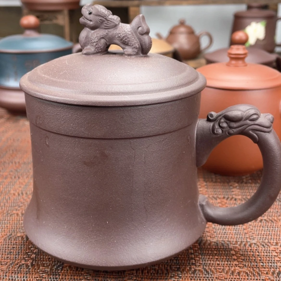 【闪购商品】紫砂茶杯宜兴原矿紫砂盖杯微瑕