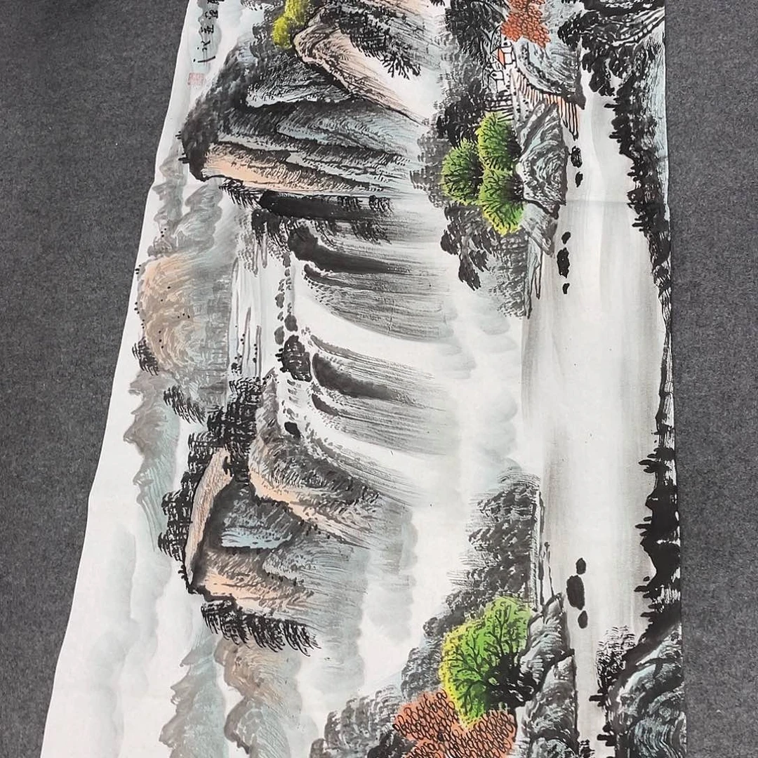 国画今天早上作品展示