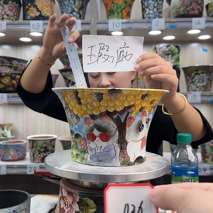 紫砂花盆瑕疵瑕疵1126