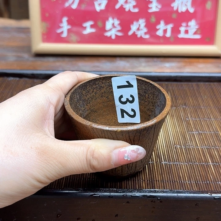 纯手工制作粗陶茶具