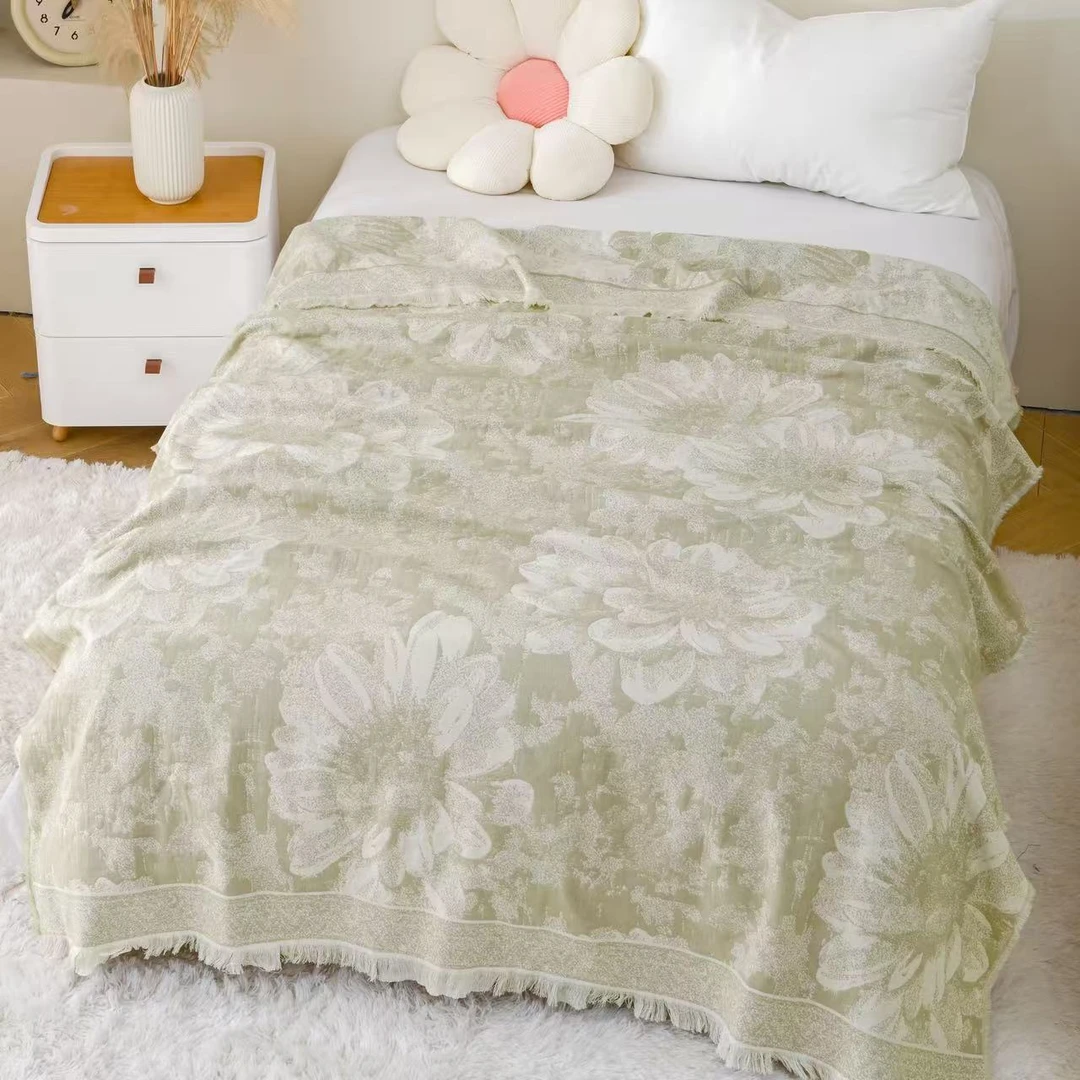 【盛情】150*200cm 高端私人定制棉麻床盖