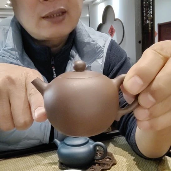 紫砂茶杯一粒珠70年代一厂泥半手