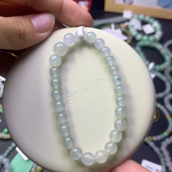 未镶嵌手串翡翠卡