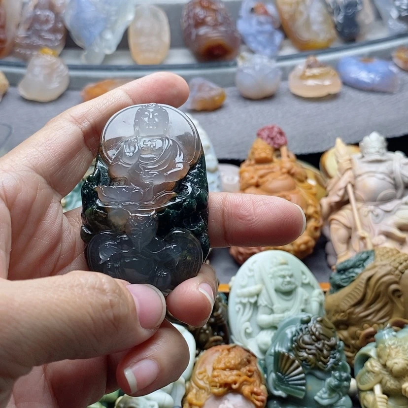 【闪购商品】未镶嵌吊坠定制玛瑙