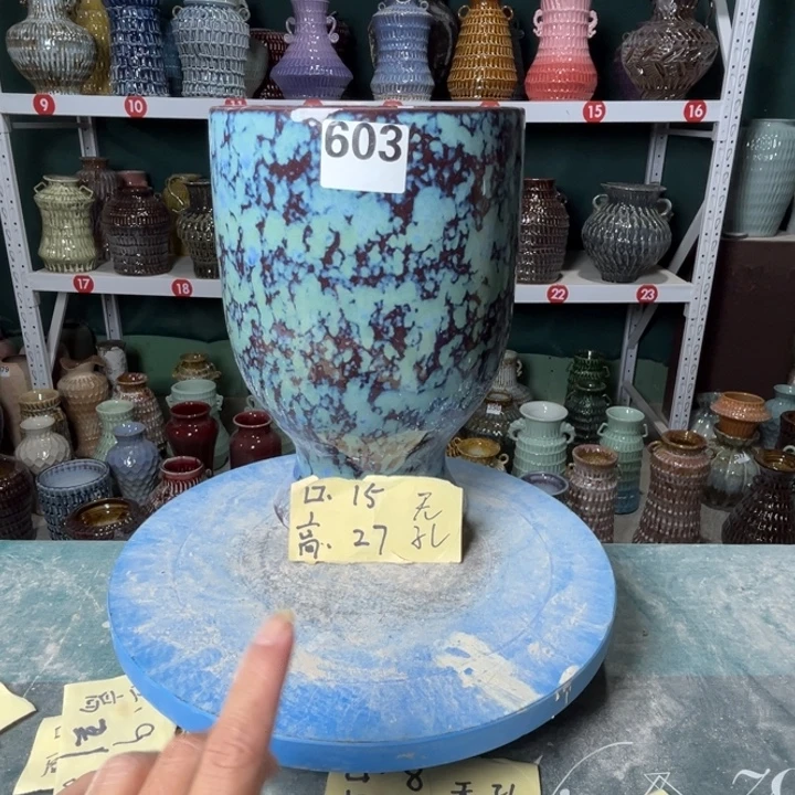 陶景德镇陶瓷花盆花器603