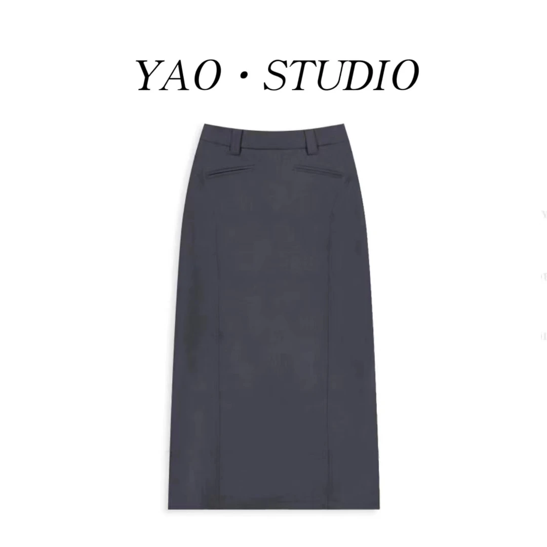 【可盐可甜加长裙】~有腰带 显瘦显高中长裙春夏气质轻奢女士裙子