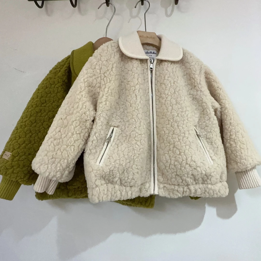 【豪宝贝】2025FW翻领毛毛外套7120