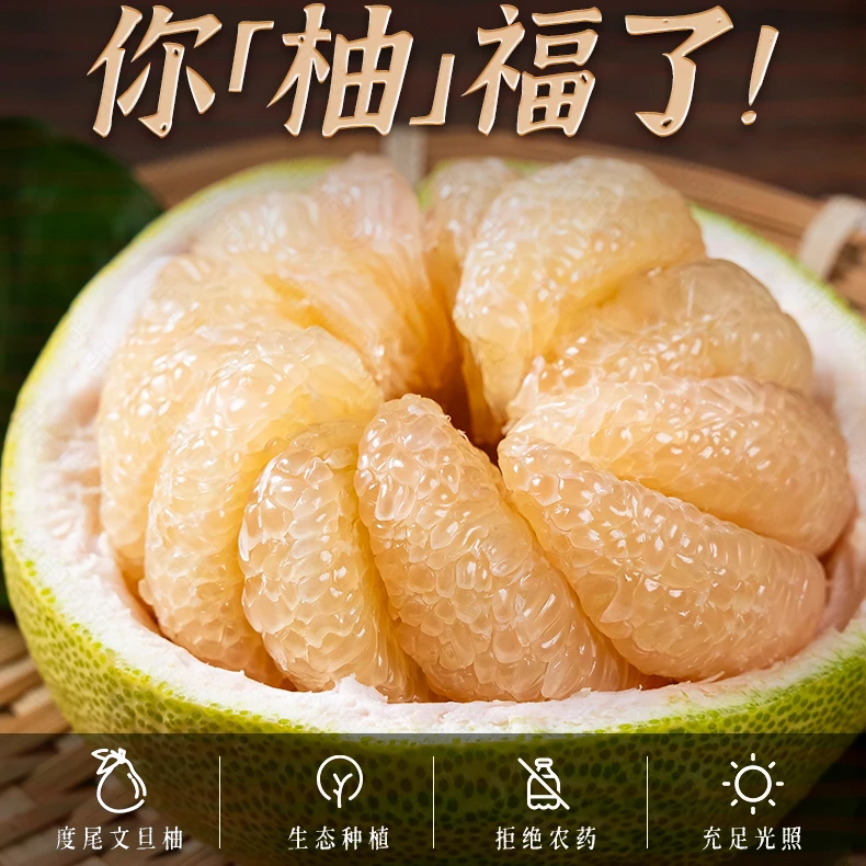 仙游度尾文旦柚子福建仙游新鲜时令孕妇应季红心柚子水果现摘现发