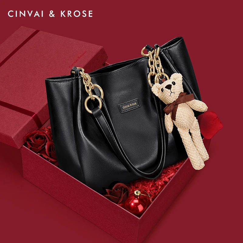 【CinvaiKrose正品】女士包包2025爆款百搭大容量腋下包托特包通勤