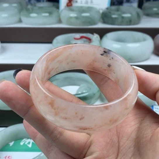 石英质玉（金丝玉）未镶嵌手镯