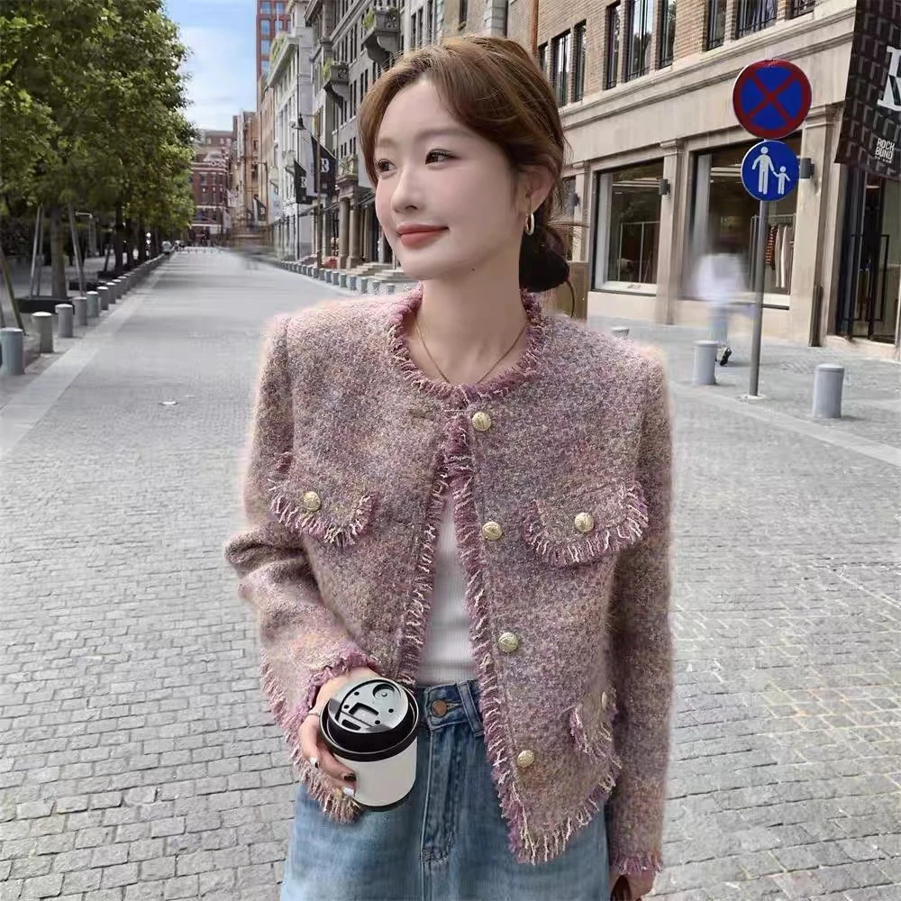 二哥二艘 0823羽绒款时尚气质百搭羽绒小香风外套