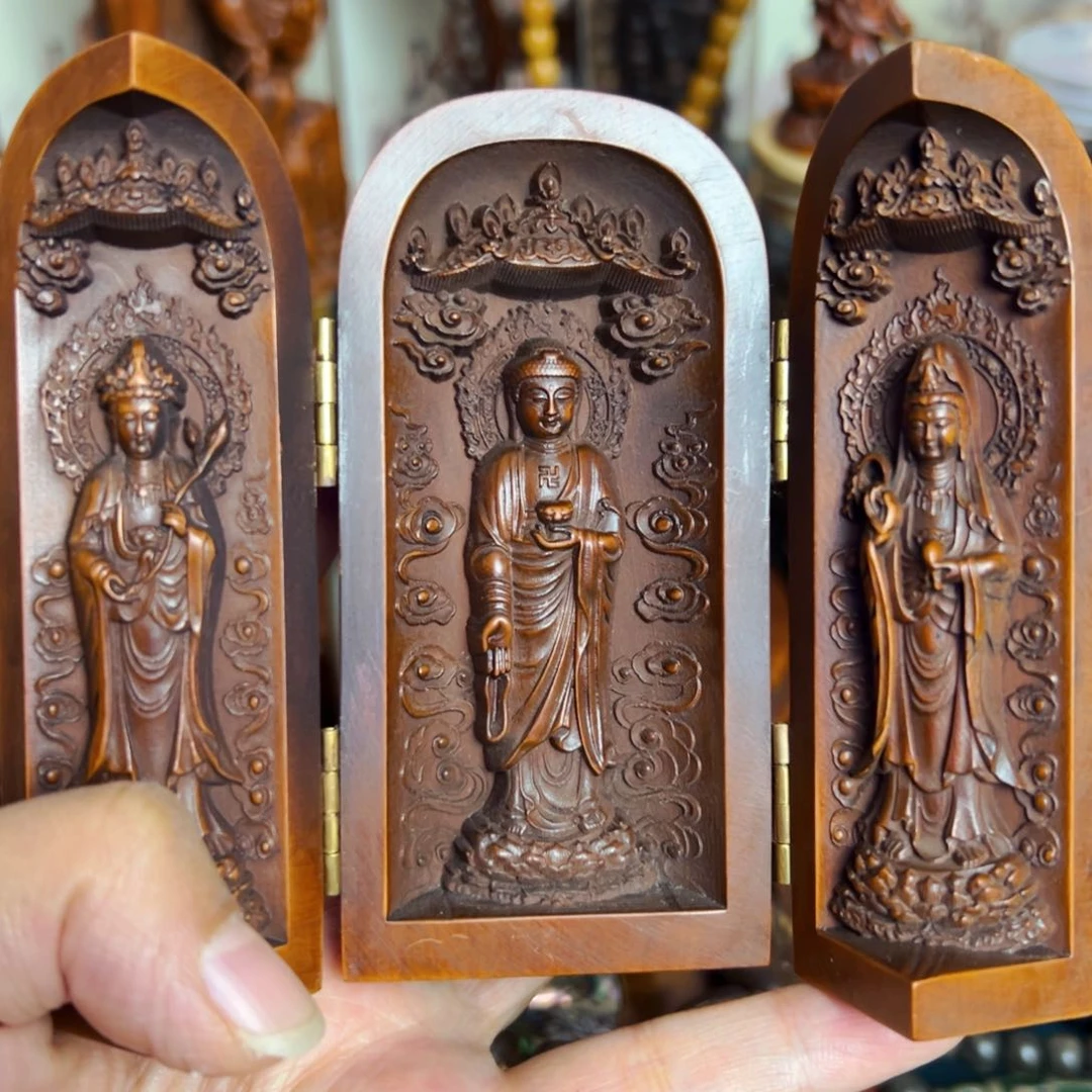 黄杨木年货节福利活动把件摆件文玩手串