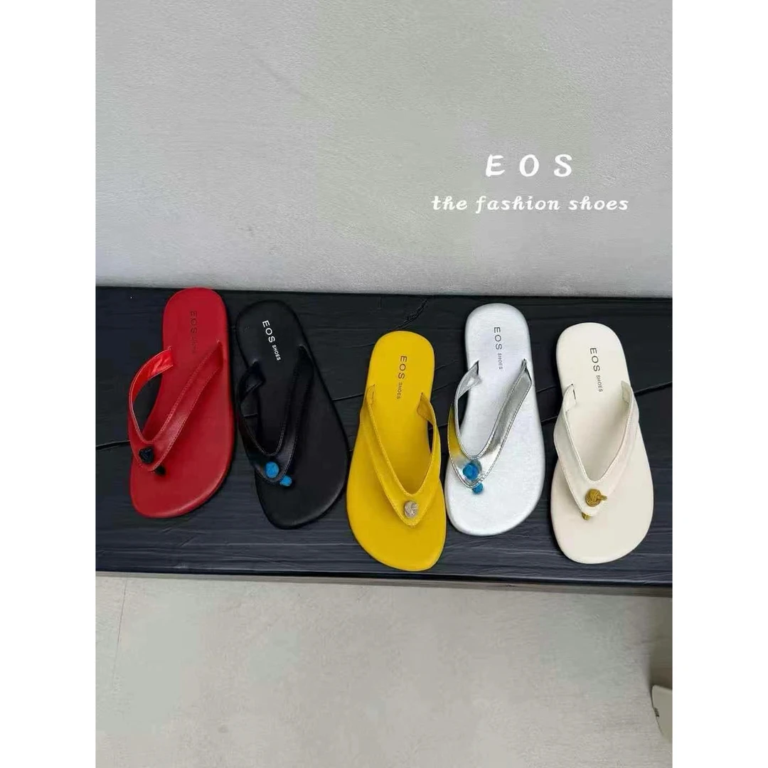 【仙仙推荐】eos韩系纯色夹脚人字拖0411-GX05