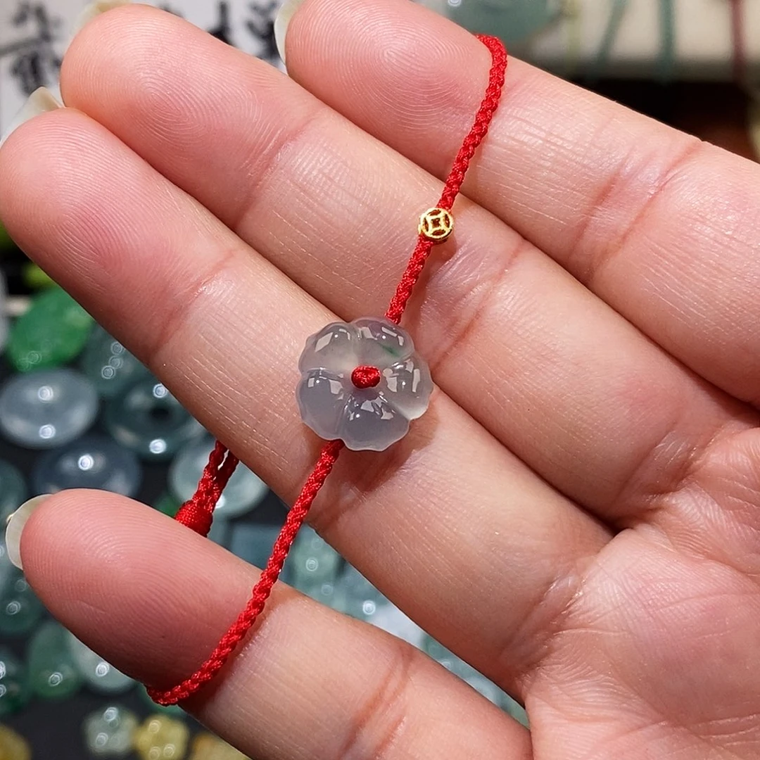 翡翠未镶嵌颈饰大花福利手绳15