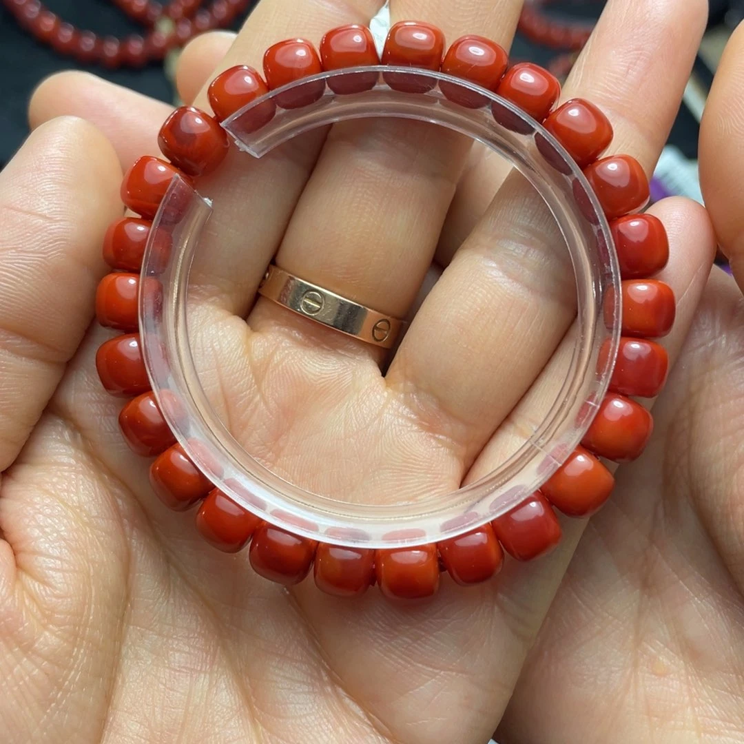 未镶嵌手串南红玛瑙