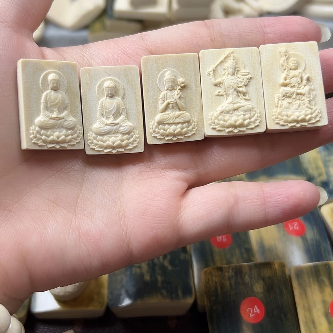 猛犸象牙手串/手链/手镯猛犸原材料边角料大块料