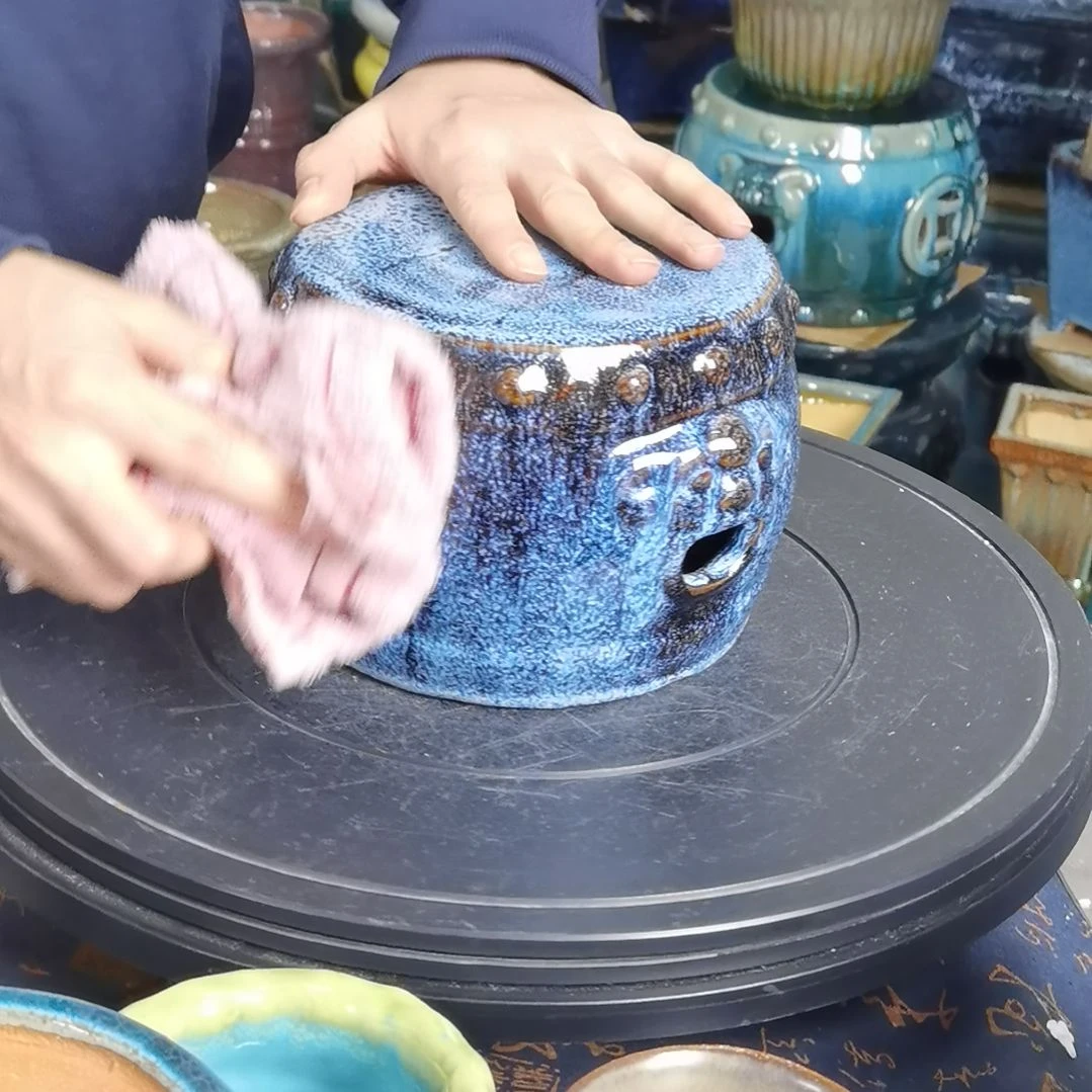 面15高13石湾花盆默认微瑕